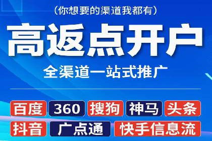 成功利用渠道开户返点，实现业务翻倍增长